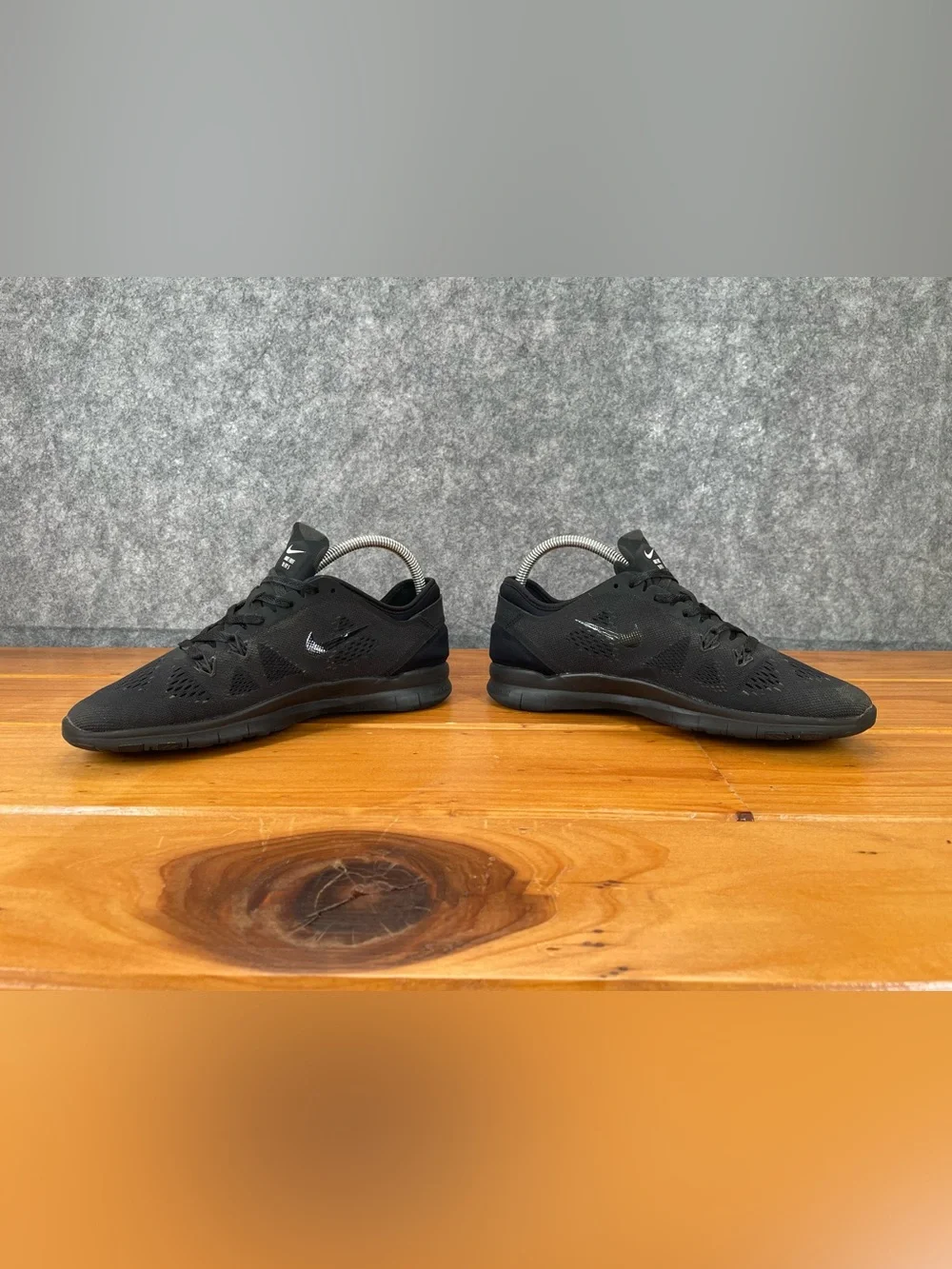 Nike Free 5.0 TR Fit 5 Shoes Womens‎ Size 7.5 Triple Black Running Comfort Gym